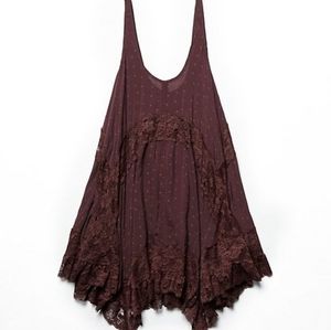 Free People Intimately She Swings Lace Slip Dress